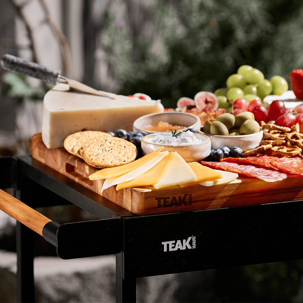 Rover Block Cart (S) — Compact Teak Kitchen Station 1601