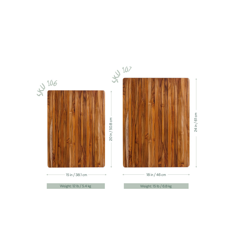 Edge grain Rectangle cutting board